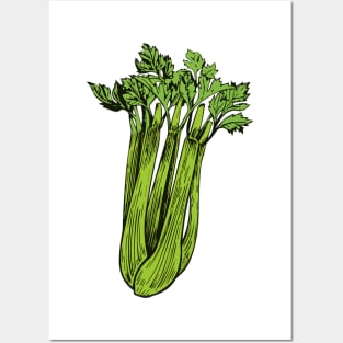 Celery Posters and Art